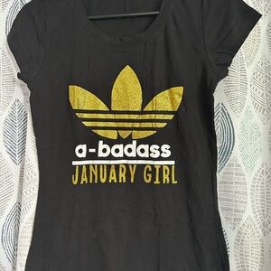 Black and Gold Graphic Kids T-Shirt